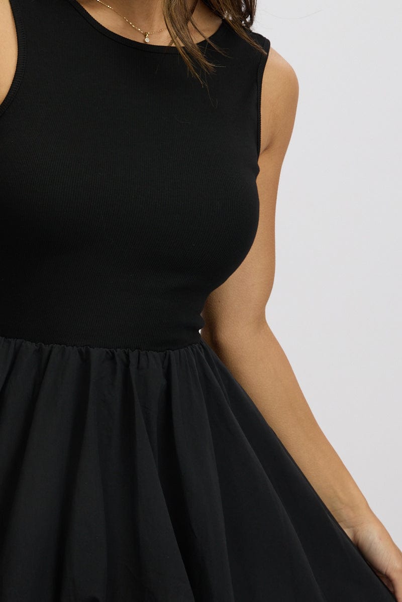 Black Bubble Dress Mini
