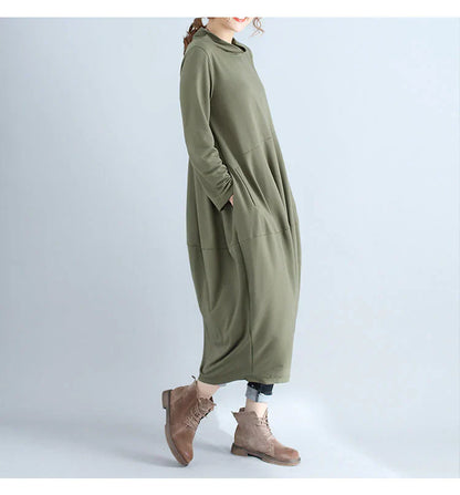 Fashion Plus Size Long Sleeve Hoodie Fall Dresses