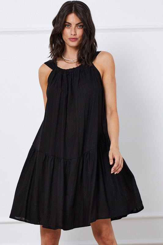 Black Mini Dress Sleeveless