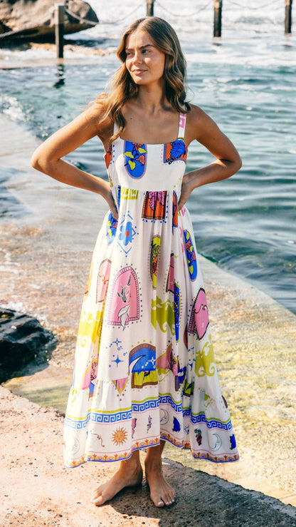 Sylvie Maxi Dress - Sunetta Print